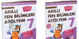 Akıllı Fen Bilimleri Atölyem 7. Sınıf Cevap Anahtarı